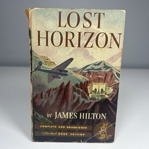 1939 LOST HORIZON James Hilton Pocket Book #1 2nd printing.